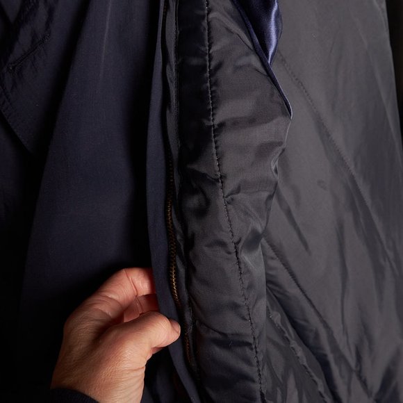 1980s United Airlines Uniform Trench Coat
